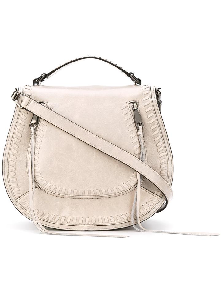Rebecca Minkoff - Antique Effect Crossbody Bag - Women - Leather/polyester - One Size, Grey, Leather/polyester
