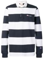 Champion Striped Polo Shirt - White