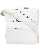 Marni Logo Messenger Bag - White