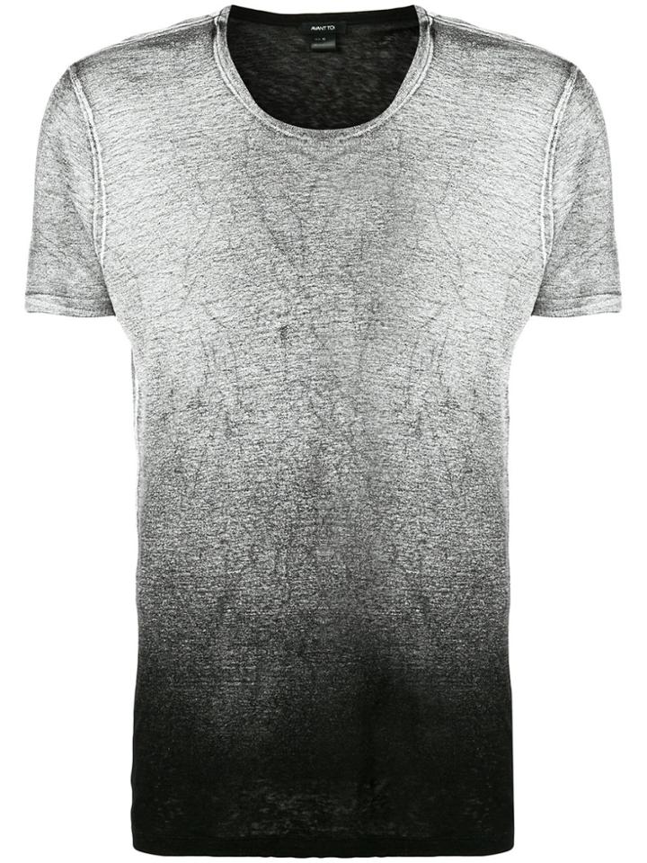 Avant Toi Colour Fade T-shirt - Black