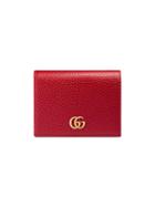 Gucci Leather Card Case - Red