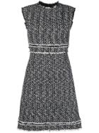 Giambattista Valli Embroidered Sleeveless Dress - Black