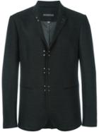 John Varvatos Hook And Bar Jacket, Men's, Size: 52, Grey, Cotton/ramie/polyester/cupro