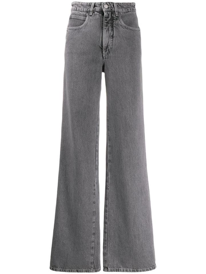 Alberta Ferretti Wide-leg Trousers - Grey