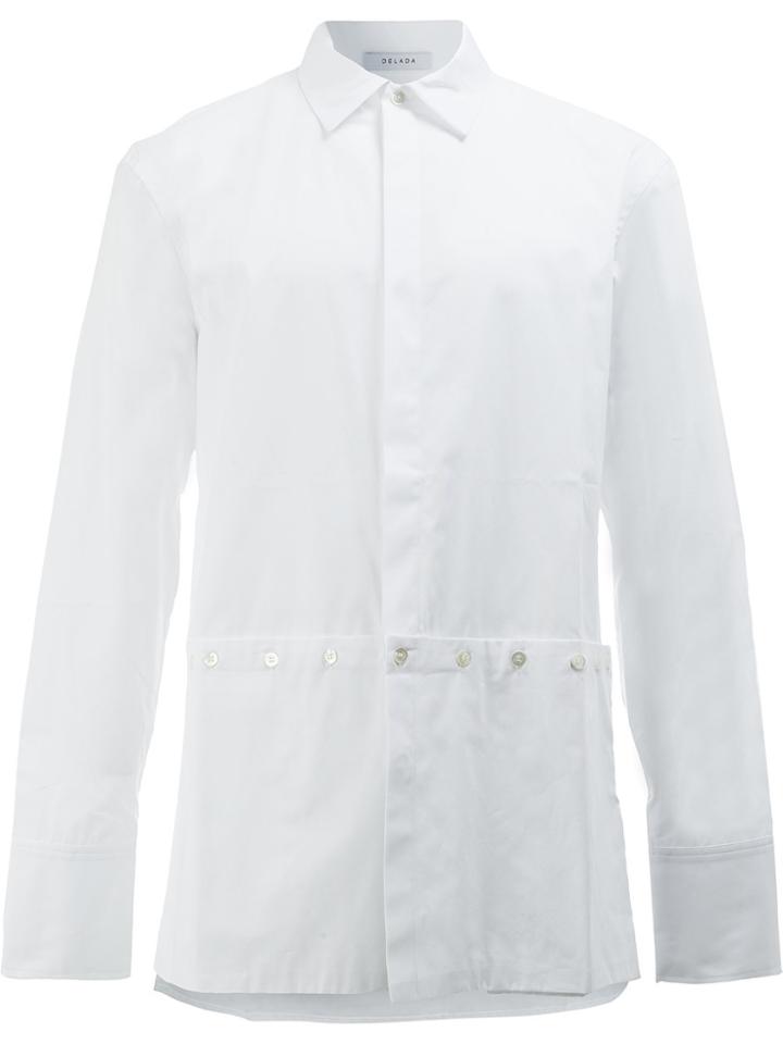 Delada Mid Buttoned Shirt - White