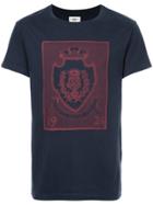Kent & Curwen Crest Print T-shirt - Blue
