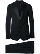 Cerruti 1881 Formal Suit, Men's, Size: 46, Black, Lambs Wool/spandex/elastane