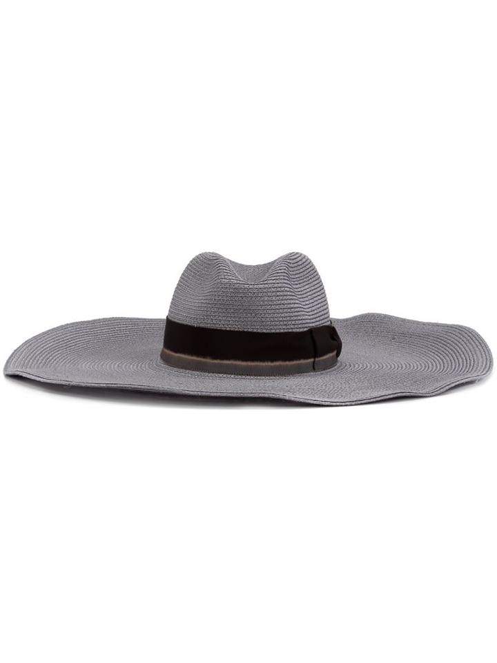 Filù Hats Mauritius Hat, Women's, Size: L, Grey, Straw/viscose/cotton