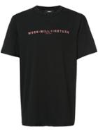 Yang Li When Will I Return T-shirt - Black