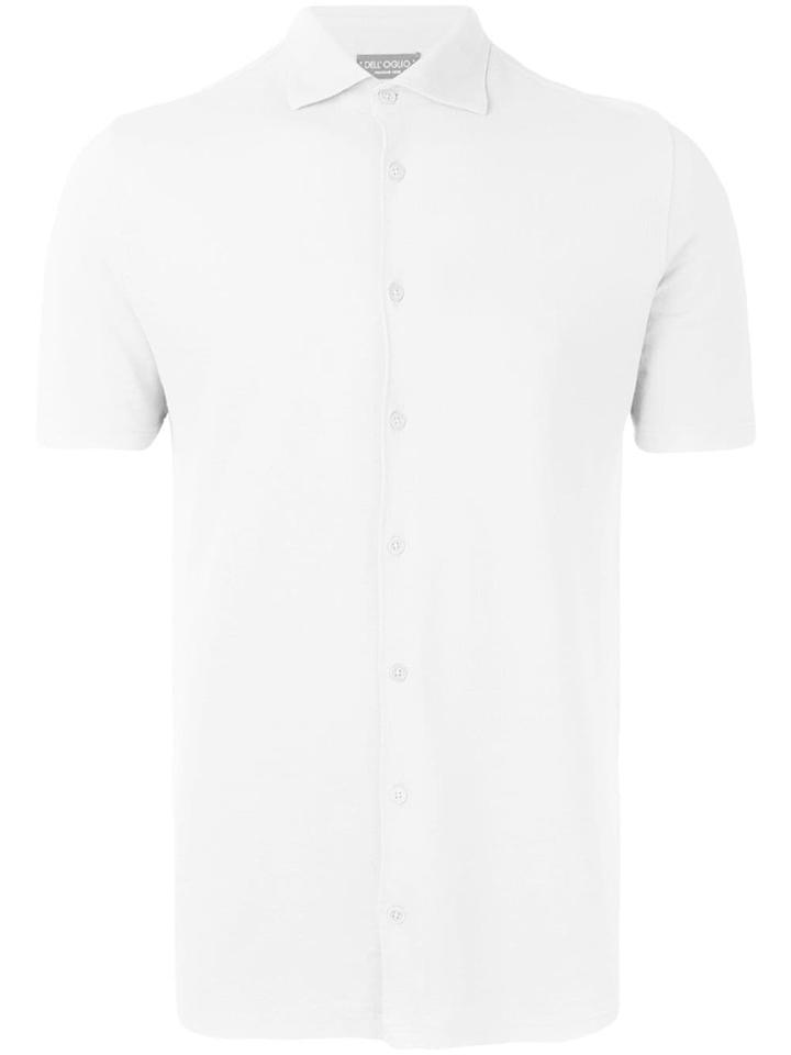 Dell'oglio Knitted Polo Shirt - White