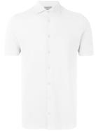 Dell'oglio Knitted Polo Shirt - White