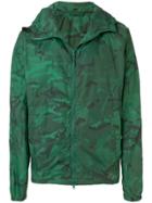 Aspesi Camouflage Hooded Jackets - Green