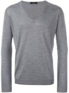 Roberto Collina V Neck Fitted Jumper