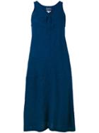 Blue Blue Japan - V-neck Dress - Women - Linen/flax/rayon - M, Women's, Linen/flax/rayon
