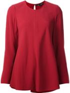 Proenza Schouler Long Sleeve Satin Top