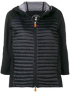 Save The Duck Cropped Padded Jacket - Black