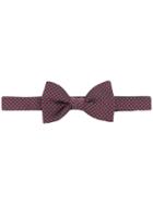 Lanvin Micro Printed Bow Tie - Red