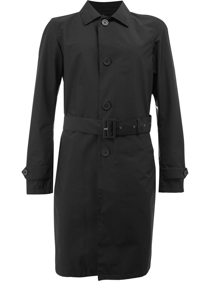 Herno Single Breasted Trenchcoat - Black