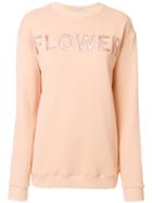 Christopher Kane Flower Sweatshirt - Nude & Neutrals