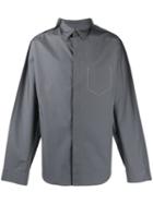 Maison Margiela Layered Style Shirt - Blue