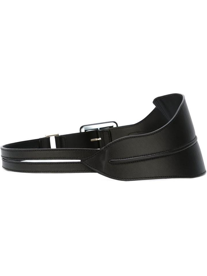 Emanuel Ungaro Leather Waist Belt