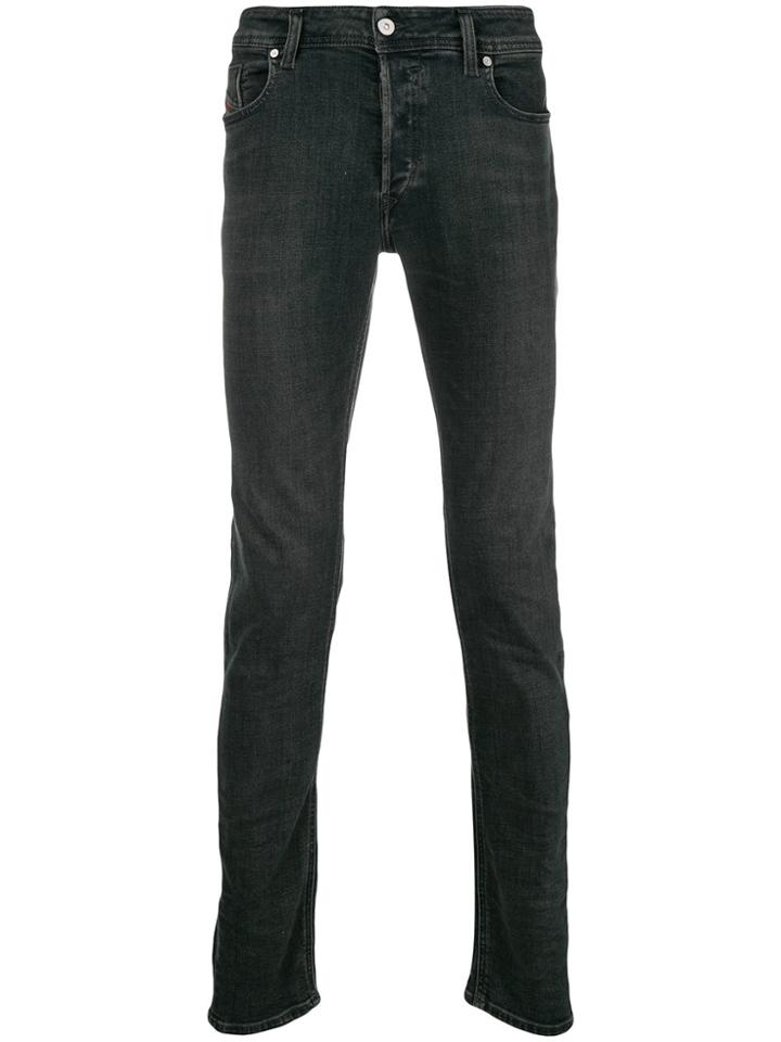 Diesel Stretch Straight Leg Jeans - Blue