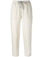 Le Tricot Perugia - Slouch Trousers - Women - Linen/flax - 44, Nude/neutrals, Linen/flax