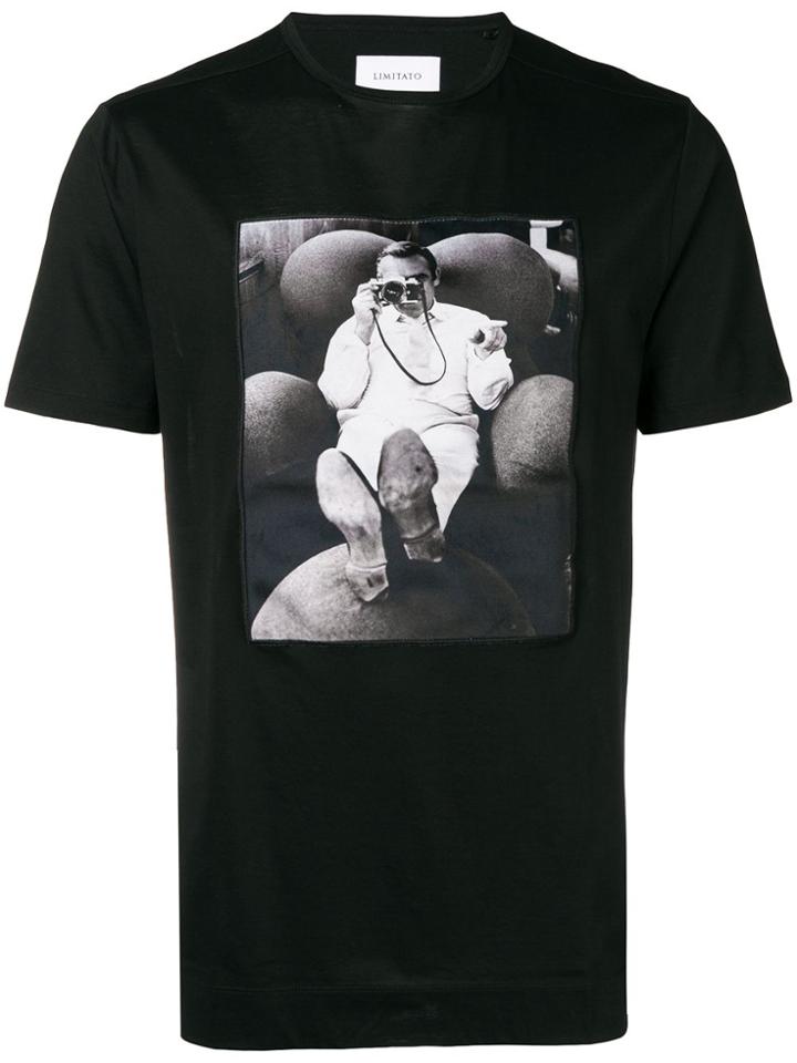 Limitato Photographic Print T-shirt - Black