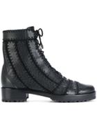 Alexandre Birman Lace Up Ankle Boots - Black