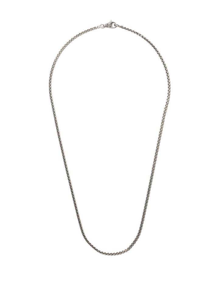 David Yurman 22 Length Small Box Chain Necklace - Metallic