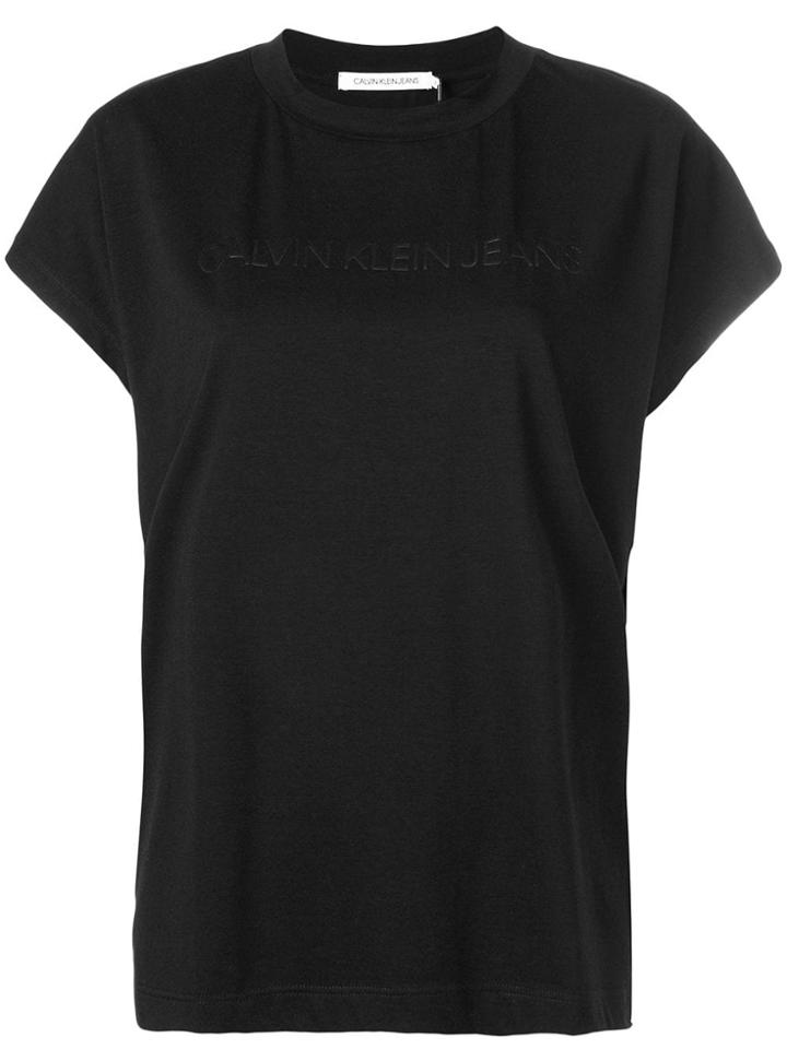 Calvin Klein Jeans Logo Printed T-shirt - Black