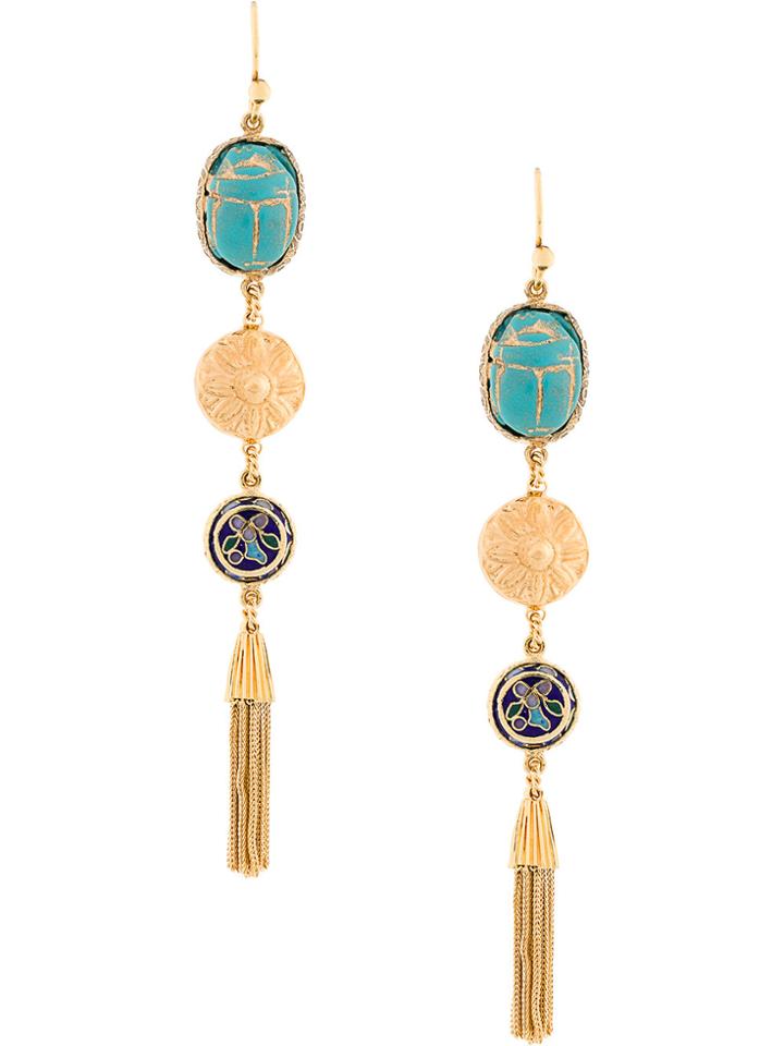 Gas Bijoux Poeme Earrings - Metallic