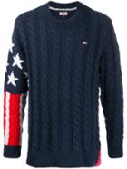 Tommy Jeans Cable Knit Jumper - Blue