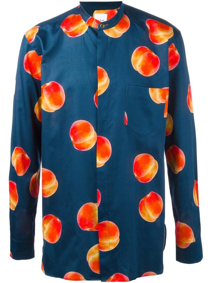 Paul Smith Peach Print Shirt