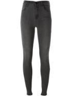 J Brand 'maria' High-rise Skinny Jeans, Women's, Size: 29, Grey, Cotton/spandex/elastane/polyester