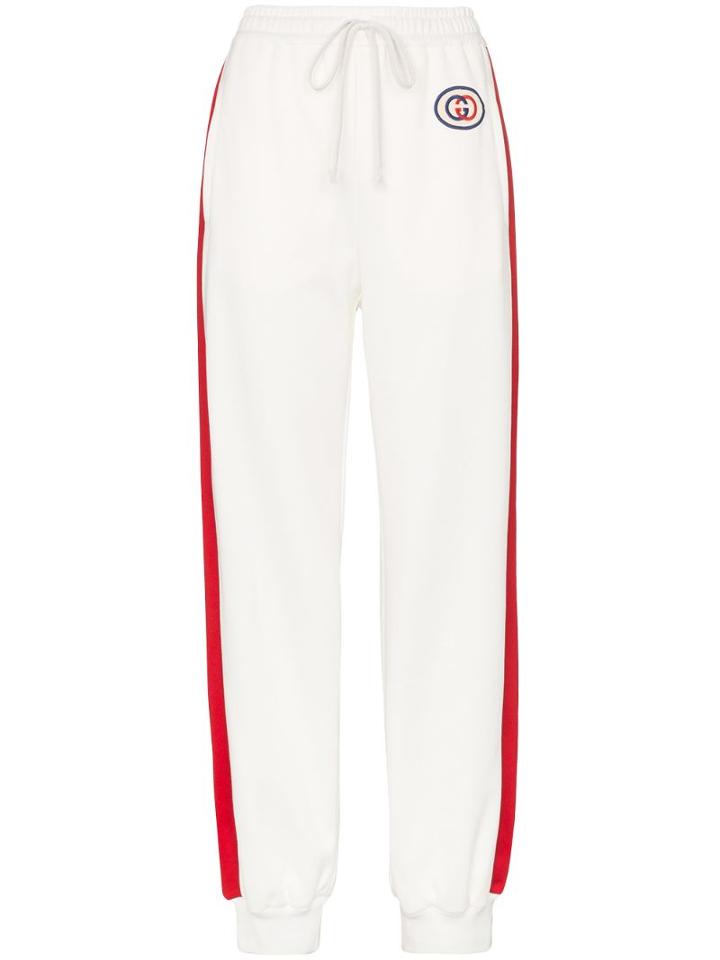 Gucci Gucci Mr Drswstrng Trs Trck Pnt W Cntrst - White