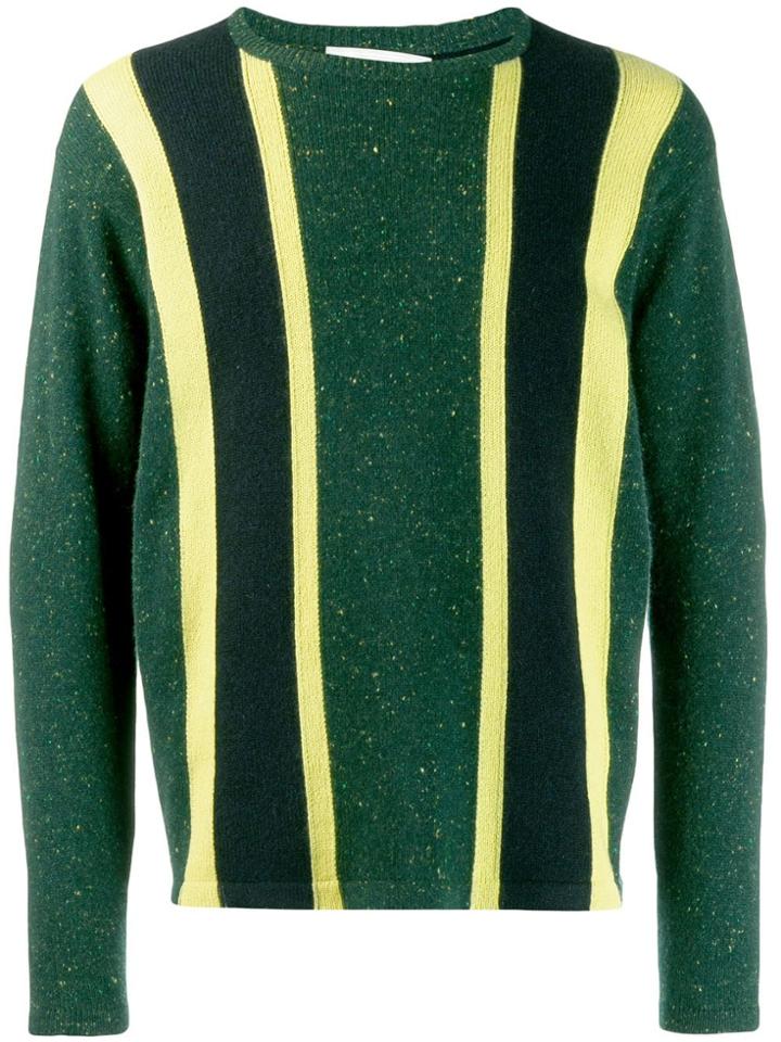 Pringle Of Scotland Stripe Print Jumper - Green