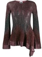 M Missoni Long-sleeve Embroidered Top - Brown