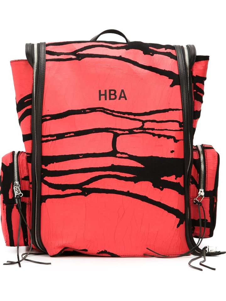Hood By Air Cracked Paint Backpack