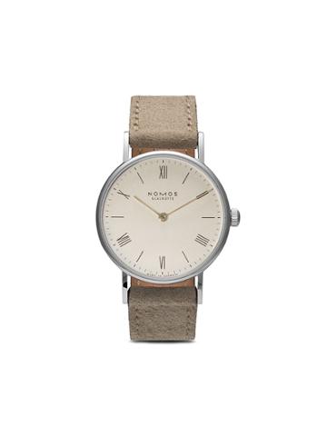 Nomos Ludwig Duo 33mm - White, Silver-plated