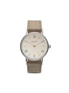 Nomos Ludwig Duo 33mm - White, Silver-plated