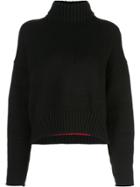 Proenza Schouler Cotton Cashmere Turtleneck Sweater - Black