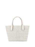 Anya Hindmarch Woven Tote - White