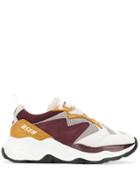 Msgm Colour Block Sneakers - Red