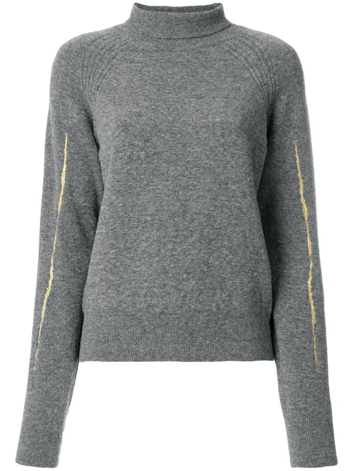 Haider Ackermann Roll-neck Fitted Sweater - Grey