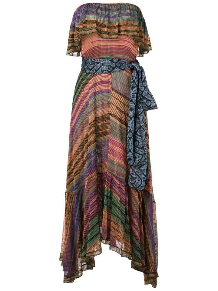 Cecilia Prado - Knit Dress - Women - Acrylic/lurex/viscose - P, Yellow/orange, Acrylic/lurex/viscose