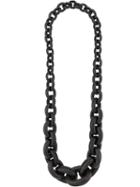 Monies Oversized Chain Necklace - Black