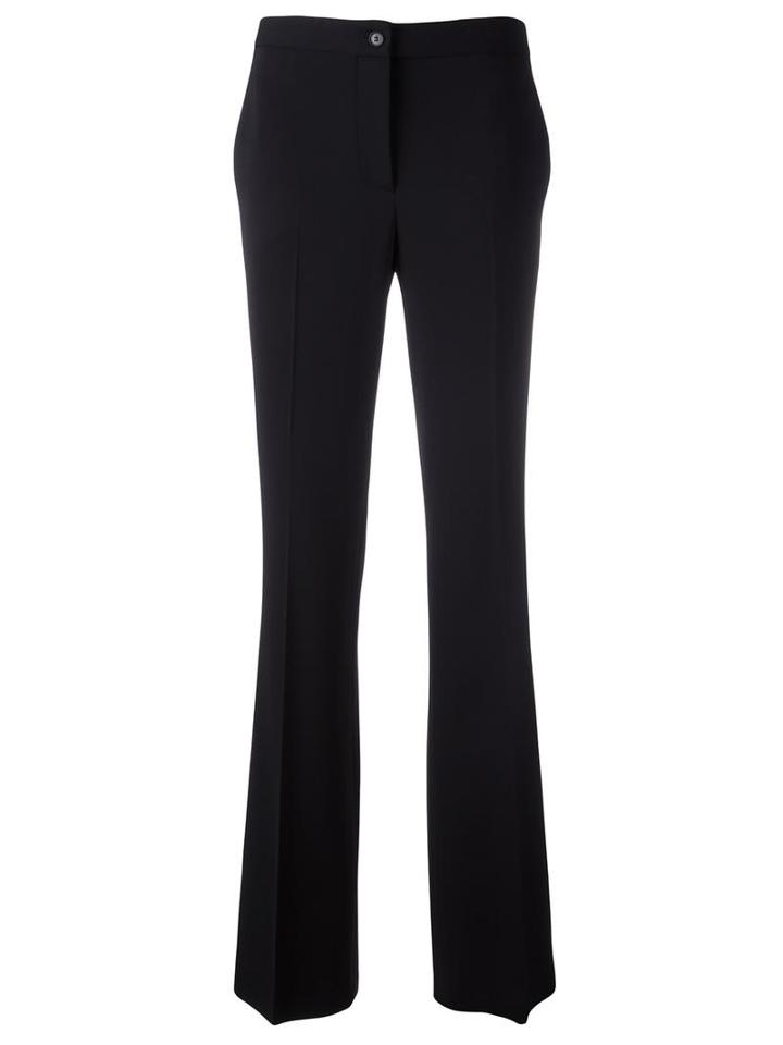 Alberta Ferretti Flared Trousers, Women's, Size: 40, Black, Rayon/wool/other Fibers