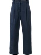 Ymc High-waist Tailored Trousers - Blue