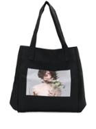 Julius Large Printed Tote - Black